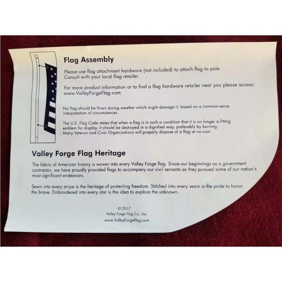 Valley Forge Duratex Series Replacement United States Flag - USDT3 - Picture 3 of 5